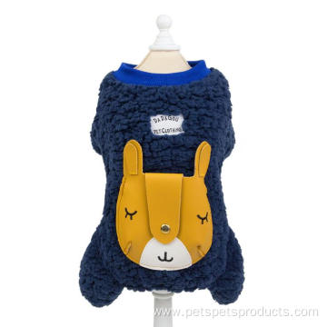 Eco-friendly comfortable cute winter fleece dog clothes